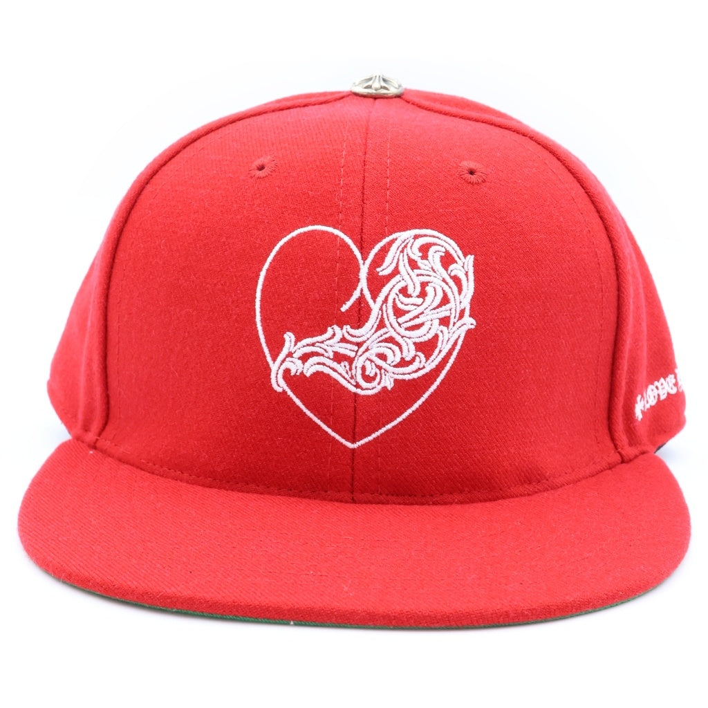 CHROME HEARTS(クロムハーツ) 2024AW VINY HEART BASEBALL CAP ヴィニーハート ベースボール キャップ レッド