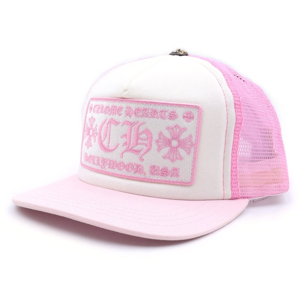 CHROME HEARTS(クロムハーツ) TRUCKER CAP CHパッチ メッシュ トラッカーキャップ 帽子 ピンク