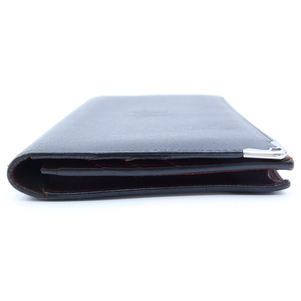 Cartier(カルティエ) MUST DE CARTIER INTERNATIONAL WALLET マストライン インターナショナル ウォレット 長財布 ブラック