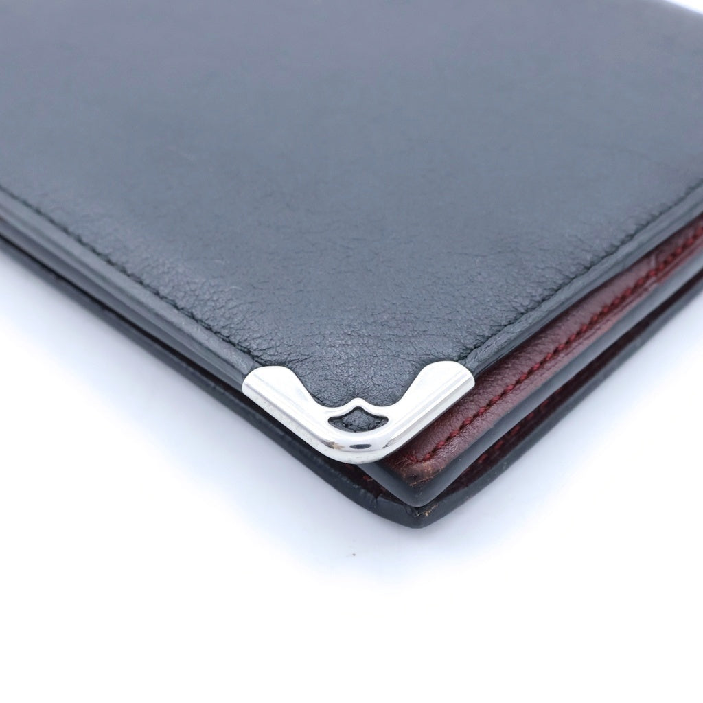 Cartier(カルティエ) MUST DE CARTIER INTERNATIONAL WALLET マストライン インターナショナル ウォレット 長財布 ブラック