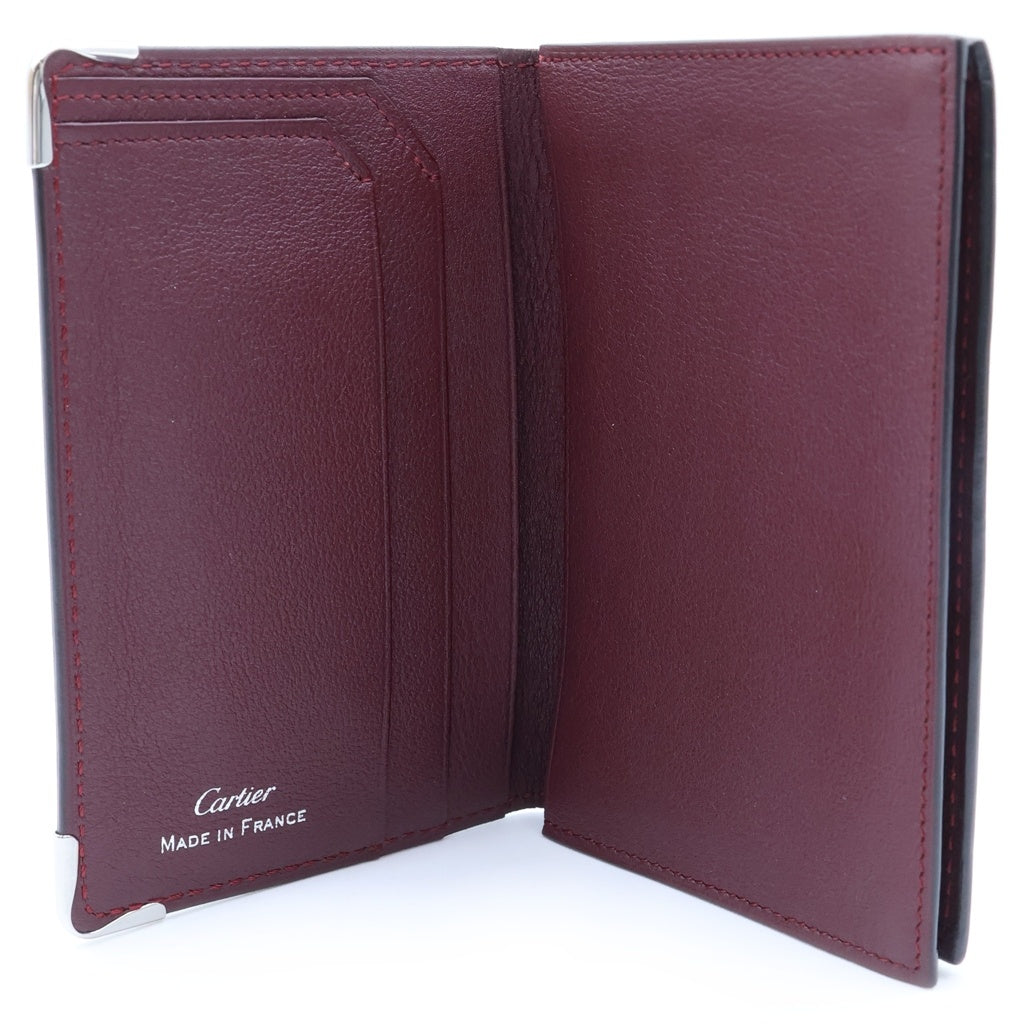 Cartier(カルティエ) MUST DE CARTIER CARD CASE マストライン カードケース 定期入れ ブラック レディース