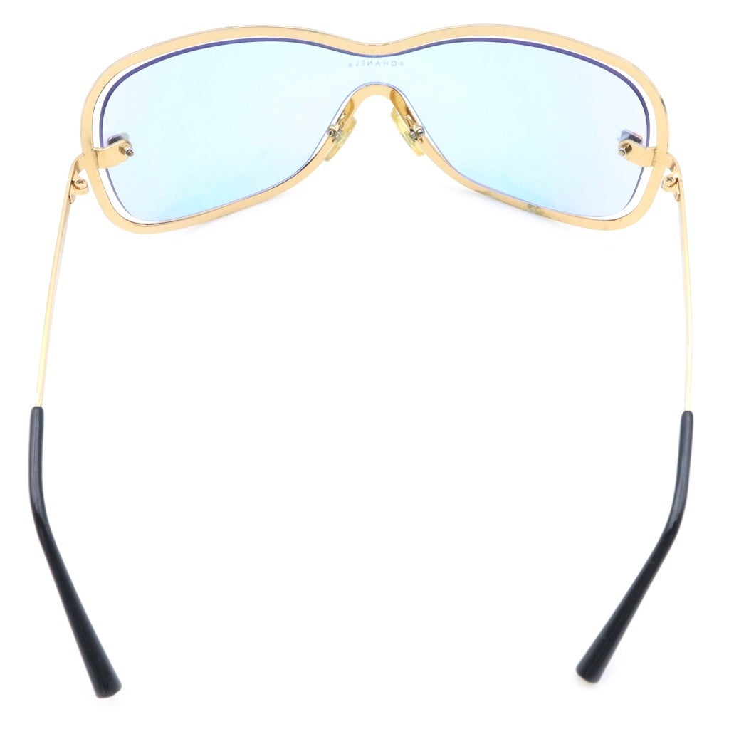 CHANEL(シャネル) 00S VINTAGE MASK SUNGLASS マスク サングラス ゴールド 4064