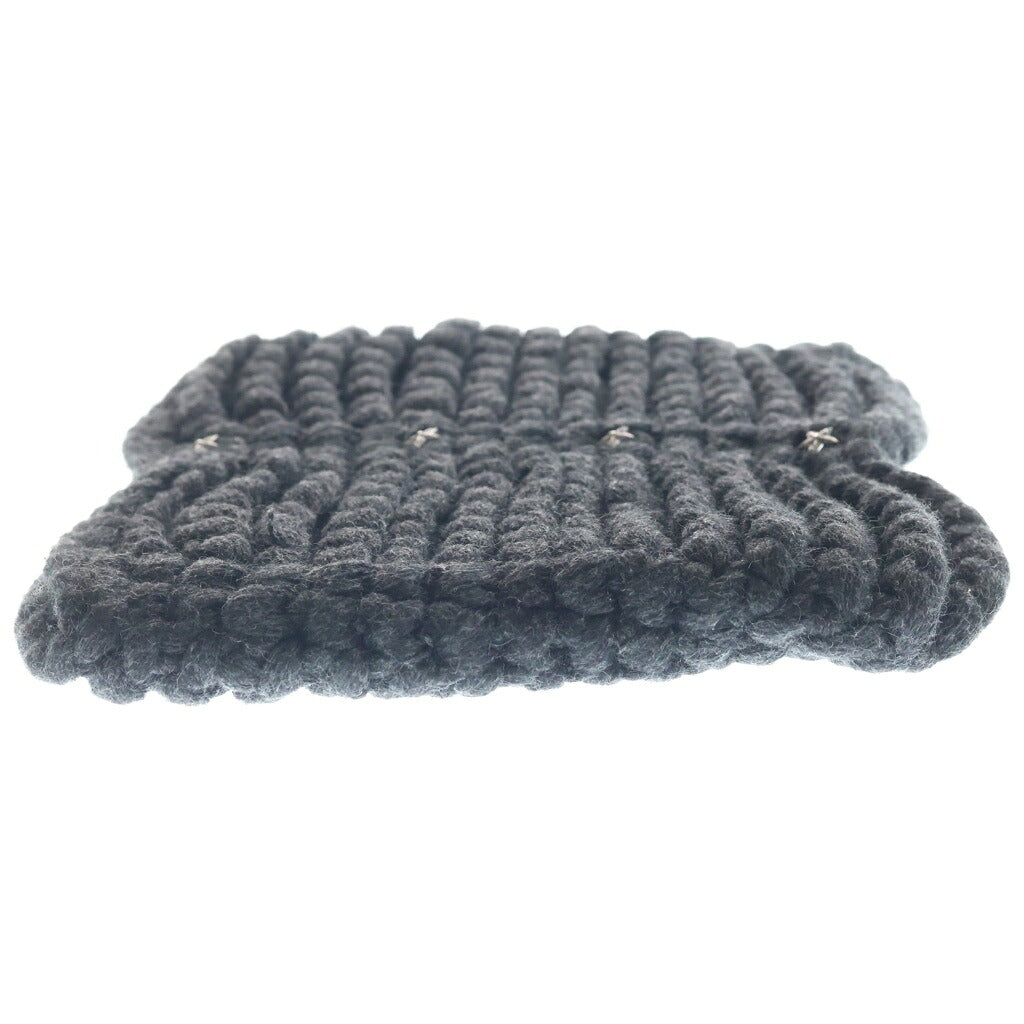 CHROME HEARTS(クロムハーツ) STAR CASHMERE NECK WARMER 4P スター カシミヤ ネックウォーマー ブラック