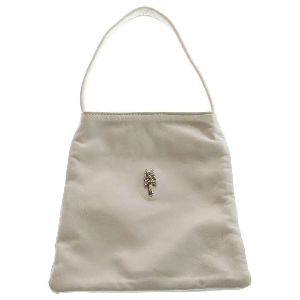 CHROME HEARTS(クロムハーツ) DRACULA DAGGER MINI TOTE BAG ドラキュラ ダガー ミニ トートバッグ ホワイト