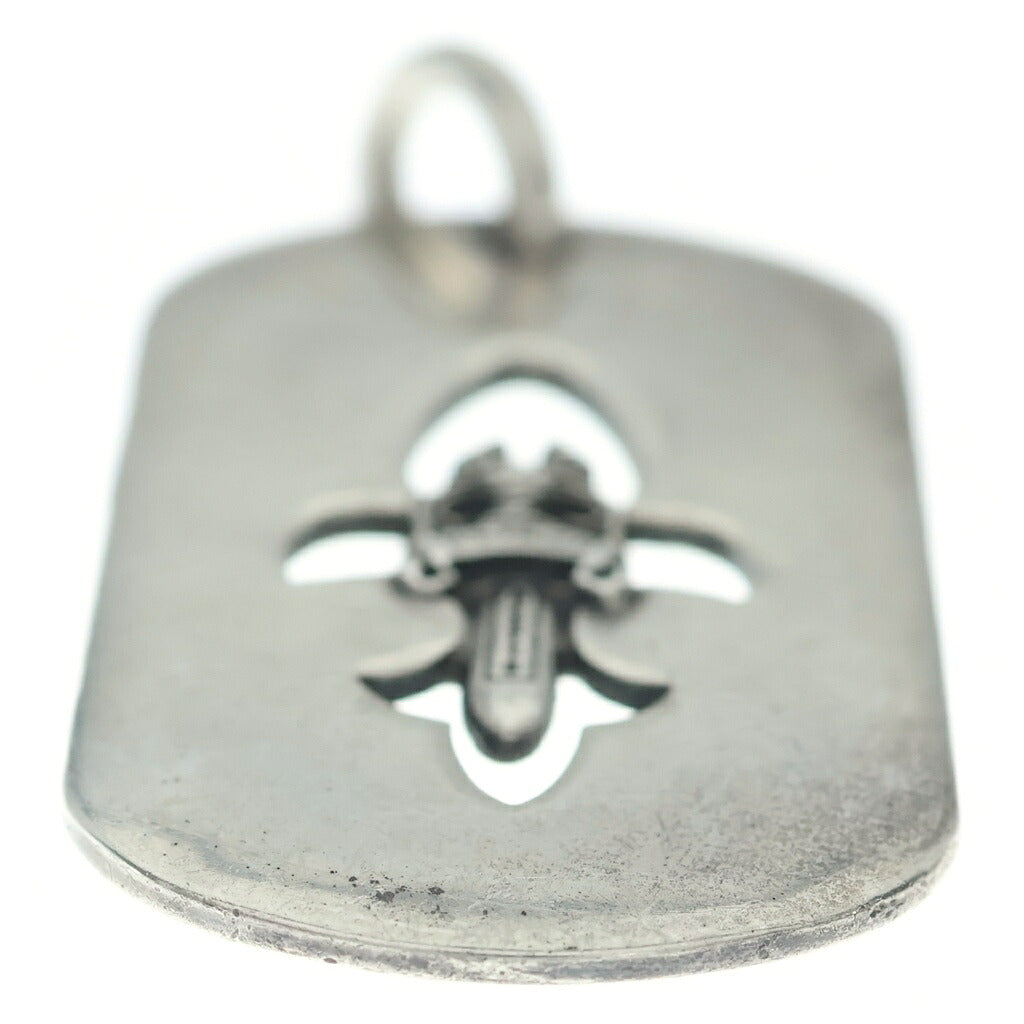 CHROME HEARTS(クロムハーツ) D TAG LRG FLE DAG フレアダガードッグタグ ラージドッグタグネックレストップ シルバー
