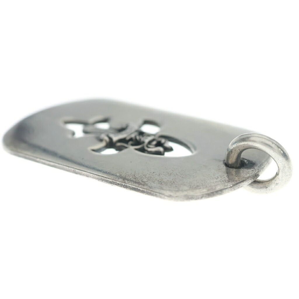 CHROME HEARTS(クロムハーツ) D TAG LRG FLE DAG フレアダガードッグタグ ラージドッグタグネックレストップ シルバー