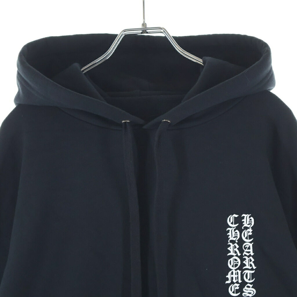 CHROME HEARTS(クロムハーツ) SWTSHRT PLV 袖ロゴプリントプルオーバーパーカー ブラック