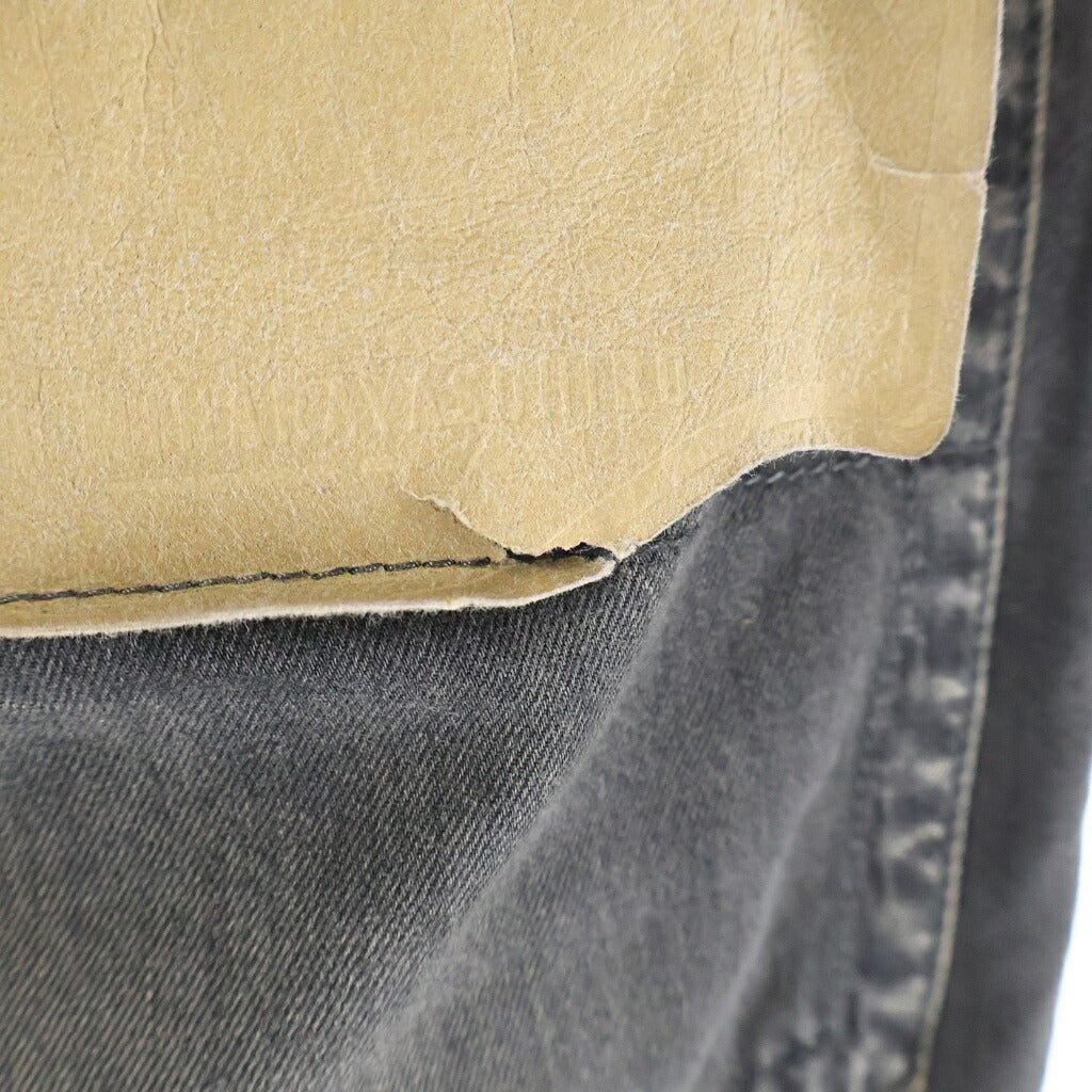 MAISON MIHARAYASUHIRO(メゾンミハラヤスヒロ) 26SS LIGHT WIDE JEANS ライト ワイド ジーンズ ブラック J16PT123-0