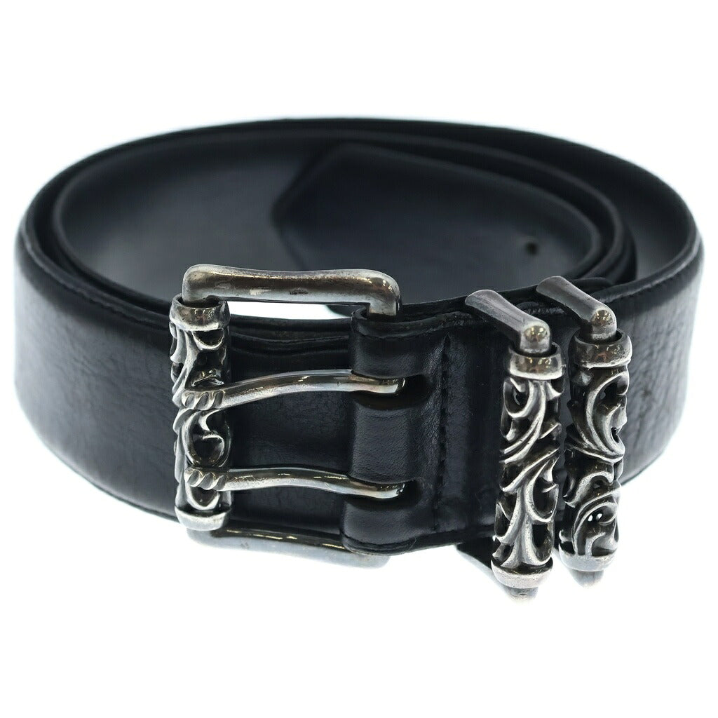 CHROME HEARTS(クロムハーツ) BLT ROLLER2 ダブルピンスクロール レザーベルト