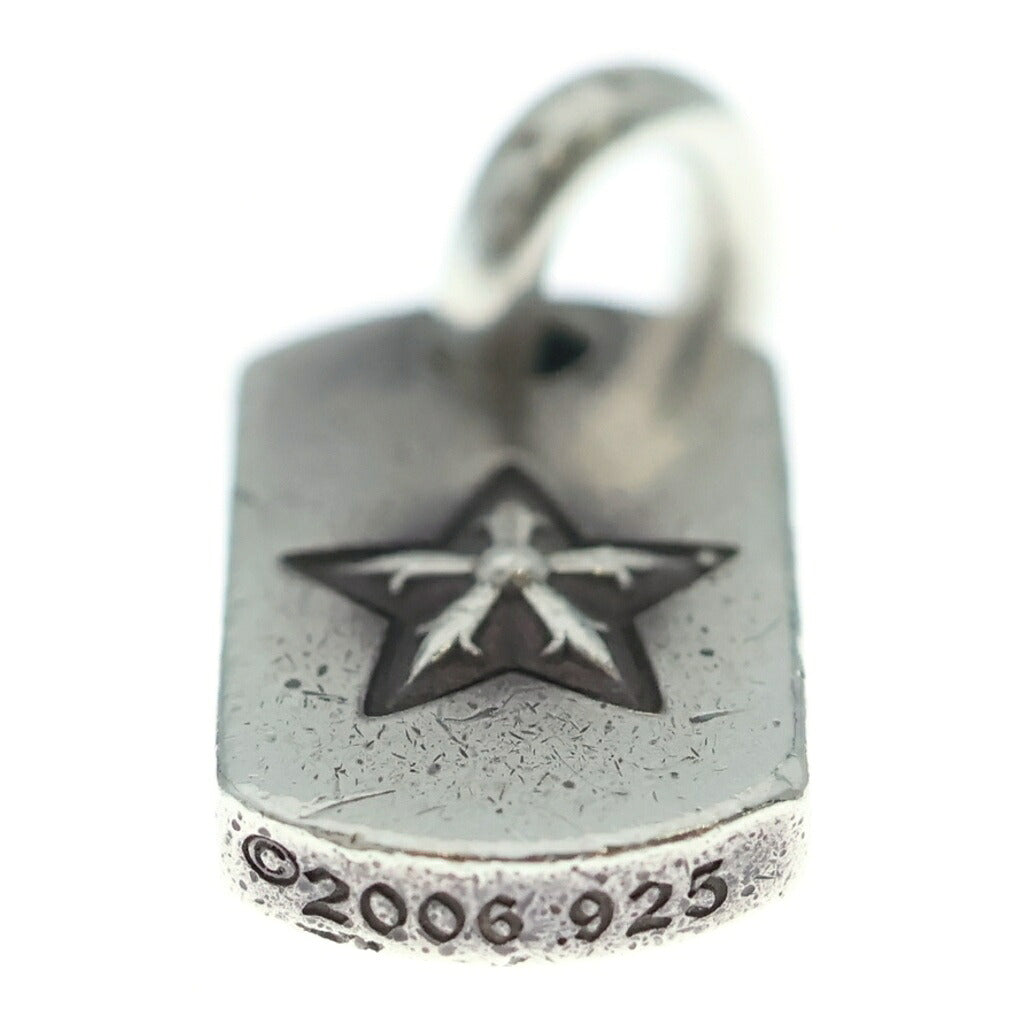CHROME HEARTS(クロムハーツ) D T TNY STAR タイニードッグタグスター チャーム ネックレストップ シルバー BCA255