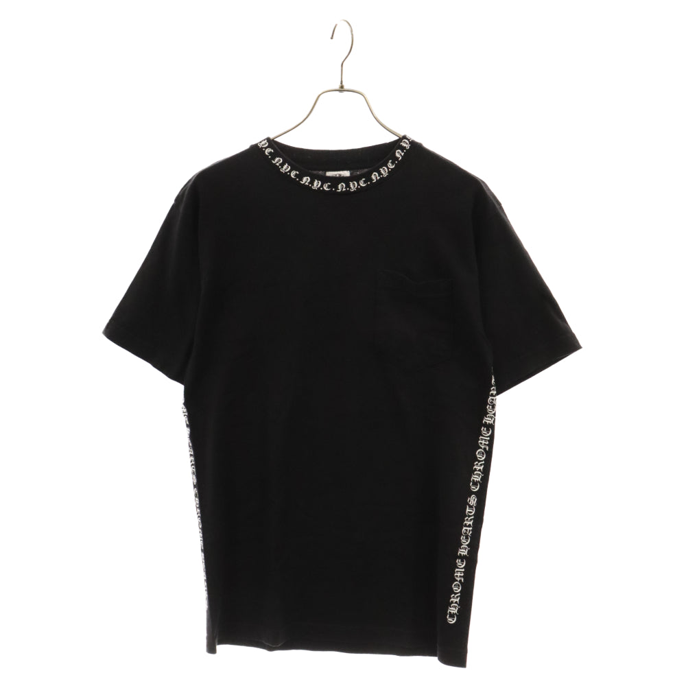 CHROME HEARTS(クロムハーツ) OLD TOKYO Neck Logo Tee オールドモデル東京限定 ネック ロゴ 半袖Tシャツ ブラック