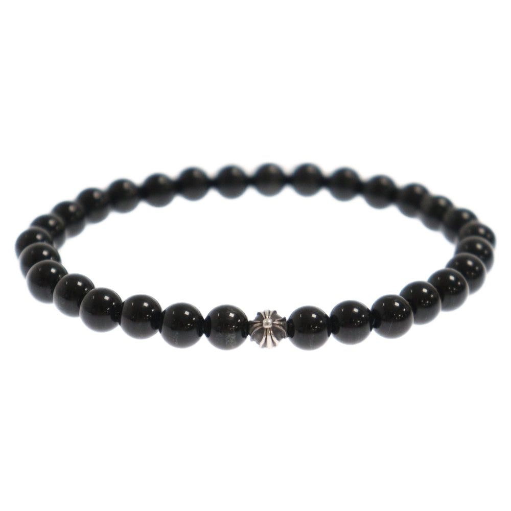 CHROME HEARTS(クロムハーツ) 6mm BEAD ビーズ ブレスレット シルバー/ブラック