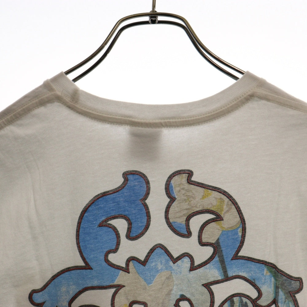 CHROME HEARTS(クロムハーツ) 10TH anniversary AOYAMA DAGGER S/S TEE 青山10周年限定 バックダガーロゴプリント 半袖Tシャツ ホワイト