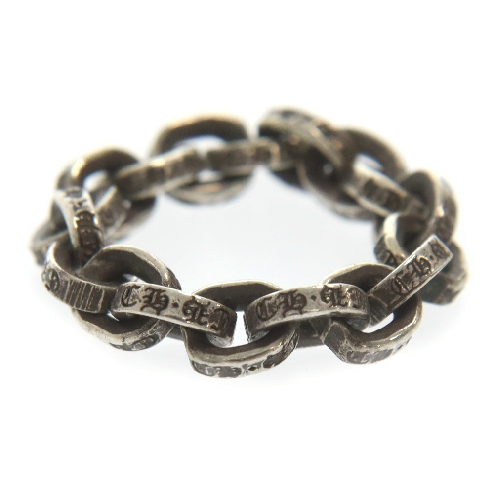 CHROME HEARTS(クロムハーツ) PAPER CHAIN RING ペーパーチェーン シルバーリング シルバー 9号