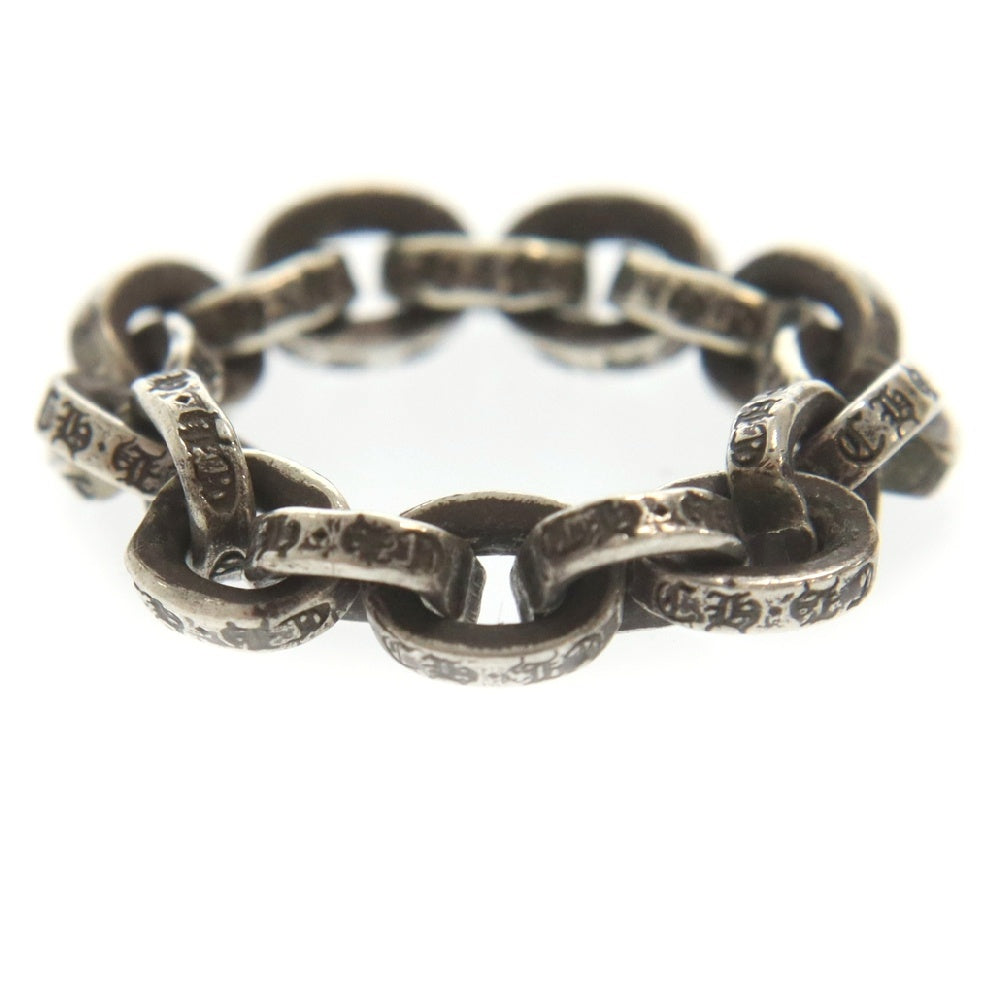 CHROME HEARTS(クロムハーツ) PAPER CHAIN RING ペーパーチェーン シルバーリング シルバー 9号