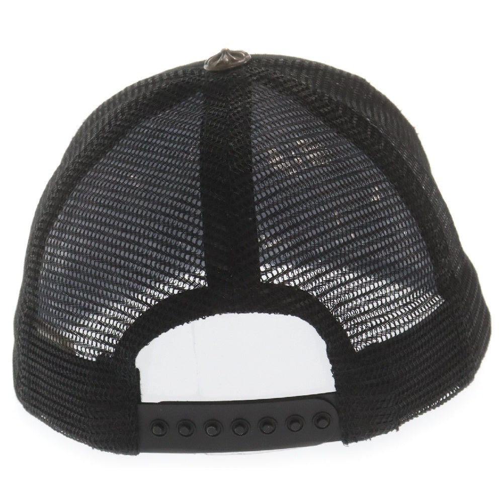 CHROME HEARTS(クロムハーツ) TRUCKER CAP CHパッチメッシュトラッカーキャップ クロスボール付 帽子 ブラック