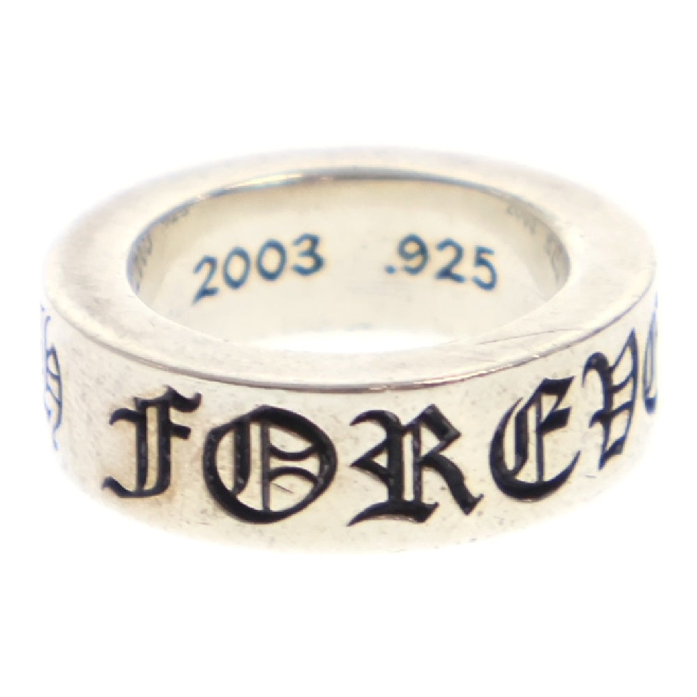 CHROME HEARTS(クロムハーツ) 6mm SPACER FOREVER 6mmフォーエバー スペーサー リング シルバー