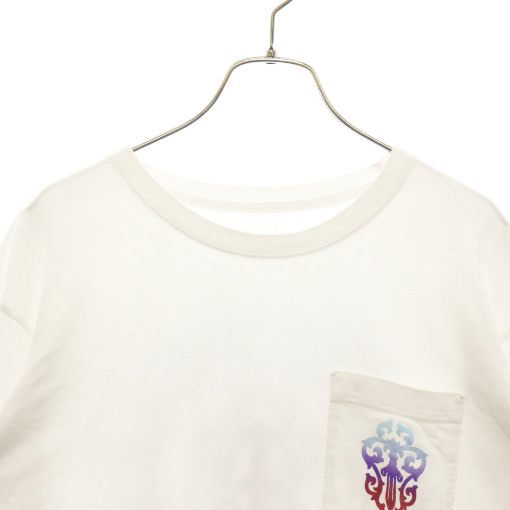 CHROME HEARTS(クロムハーツ) CHGradation Dagger S/S Tee グラデーションダガープリント 長袖Tシャツ ホワイト
