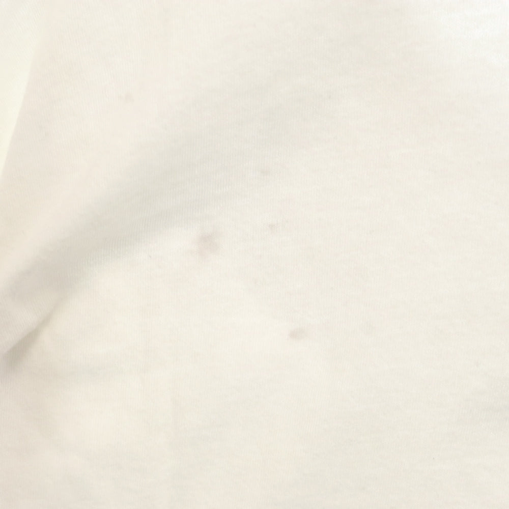 CHROME HEARTS(クロムハーツ) Neck Logo L/S Tee ネック ロゴ プリント長袖Tシャツ ロングスリーブ カットソー ホワイト