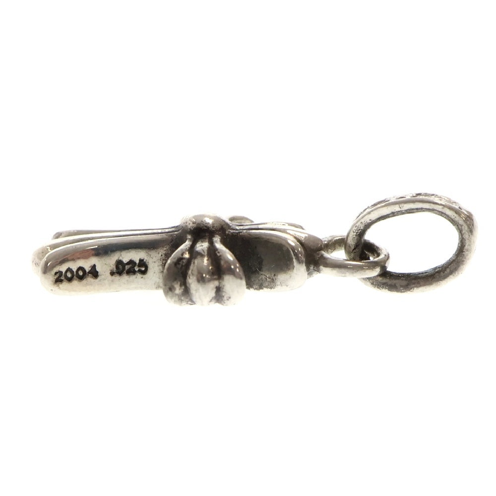 CHROME HEARTS(クロムハーツ) CRS BBYFAT P DMND ベイビーファット PAVEダイヤ チャーム シルバーネックレストップ シルバー