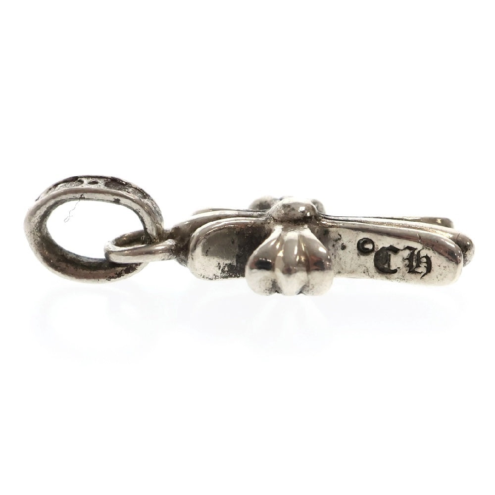 CHROME HEARTS(クロムハーツ) CRS BBYFAT P DMND ベイビーファット PAVEダイヤ チャーム シルバーネックレストップ シルバー