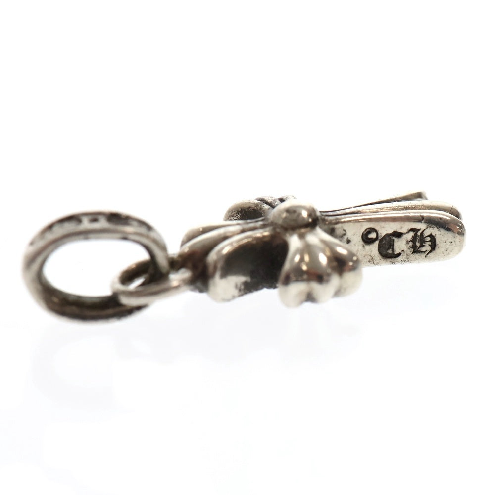 CHROME HEARTS(クロムハーツ) CRS BBYFAT P DMND ベイビーファット PAVEダイヤ チャーム シルバーネックレストップ シルバー