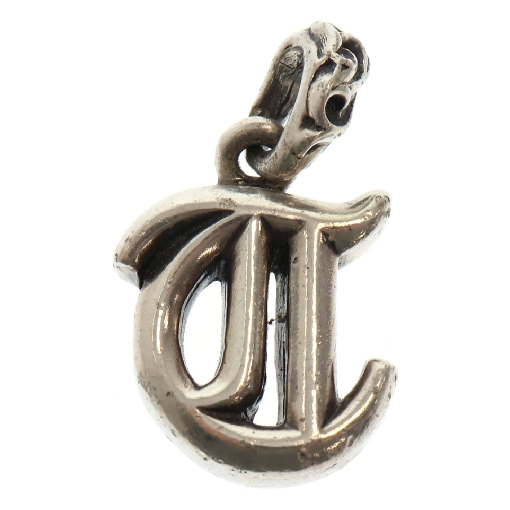 CHROME HEARTS(クロムハーツ) ALPHABET CHARM アルファベットチャーム Tイニシャルチャームネックレストップ