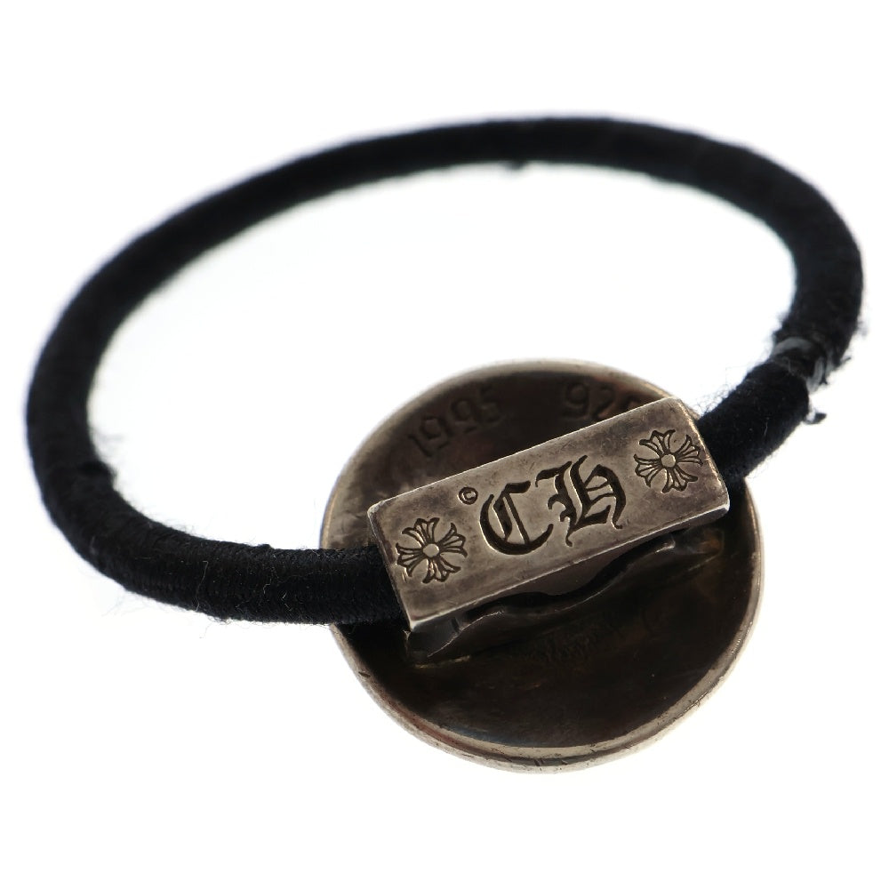 CHROME HEARTS(クロムハーツ) HAIRBAND クロスボールボタンヘアゴム シルバーコンチョ