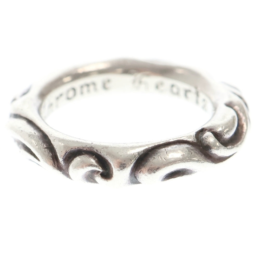 CHROME HEARTS(クロムハーツ) SCRL BAND スクロールバンドリング シルバー 14号