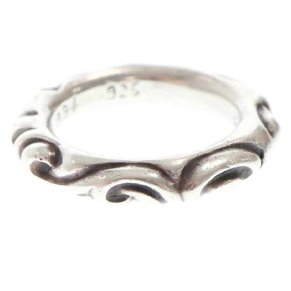 CHROME HEARTS(クロムハーツ) SCRL BAND スクロールバンドリング シルバー 14号