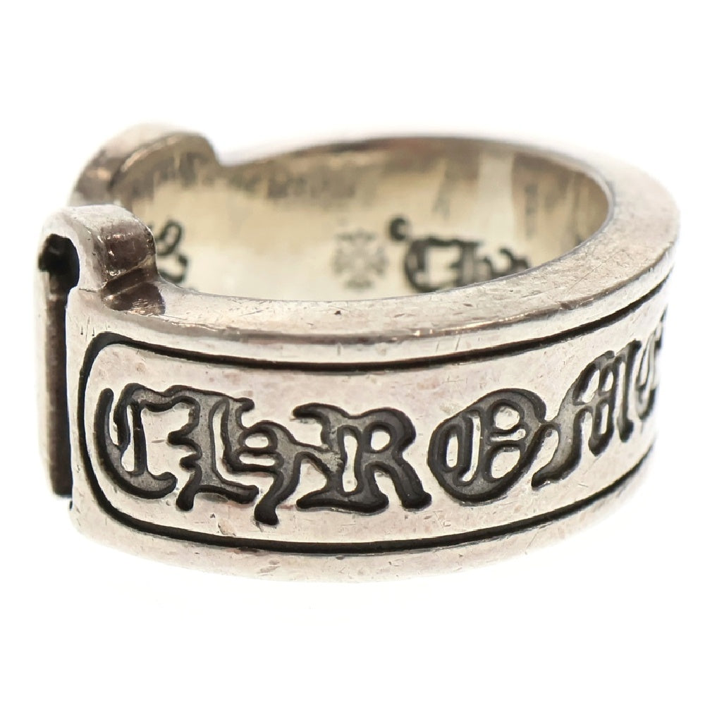CHROME HEARTS(クロムハーツ) LG SCROLL LABEL ラージスクロールラベル シルバーリング シルバー17号