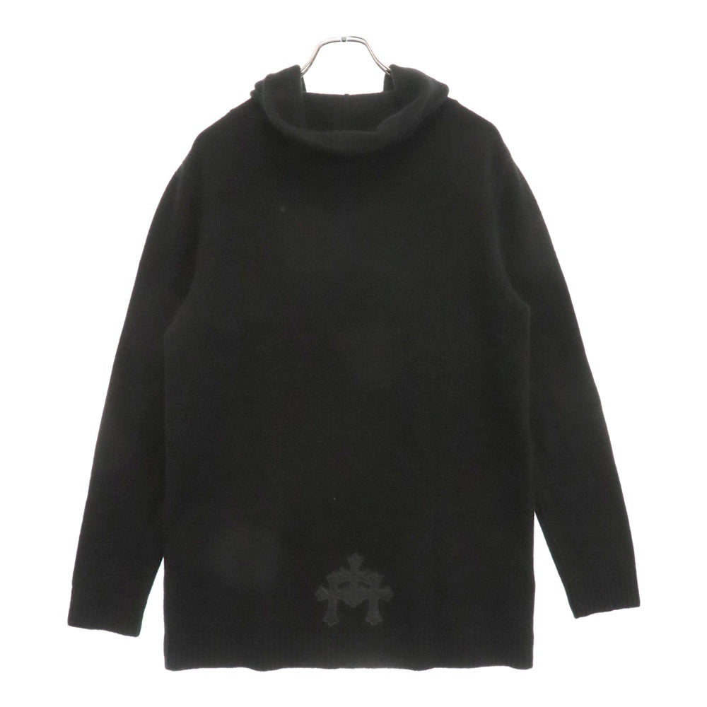 CHROME HEARTS(クロムハーツ) CASHMERE CRS PATCH カシミヤ クロスパッチ プルオーバーパーカー