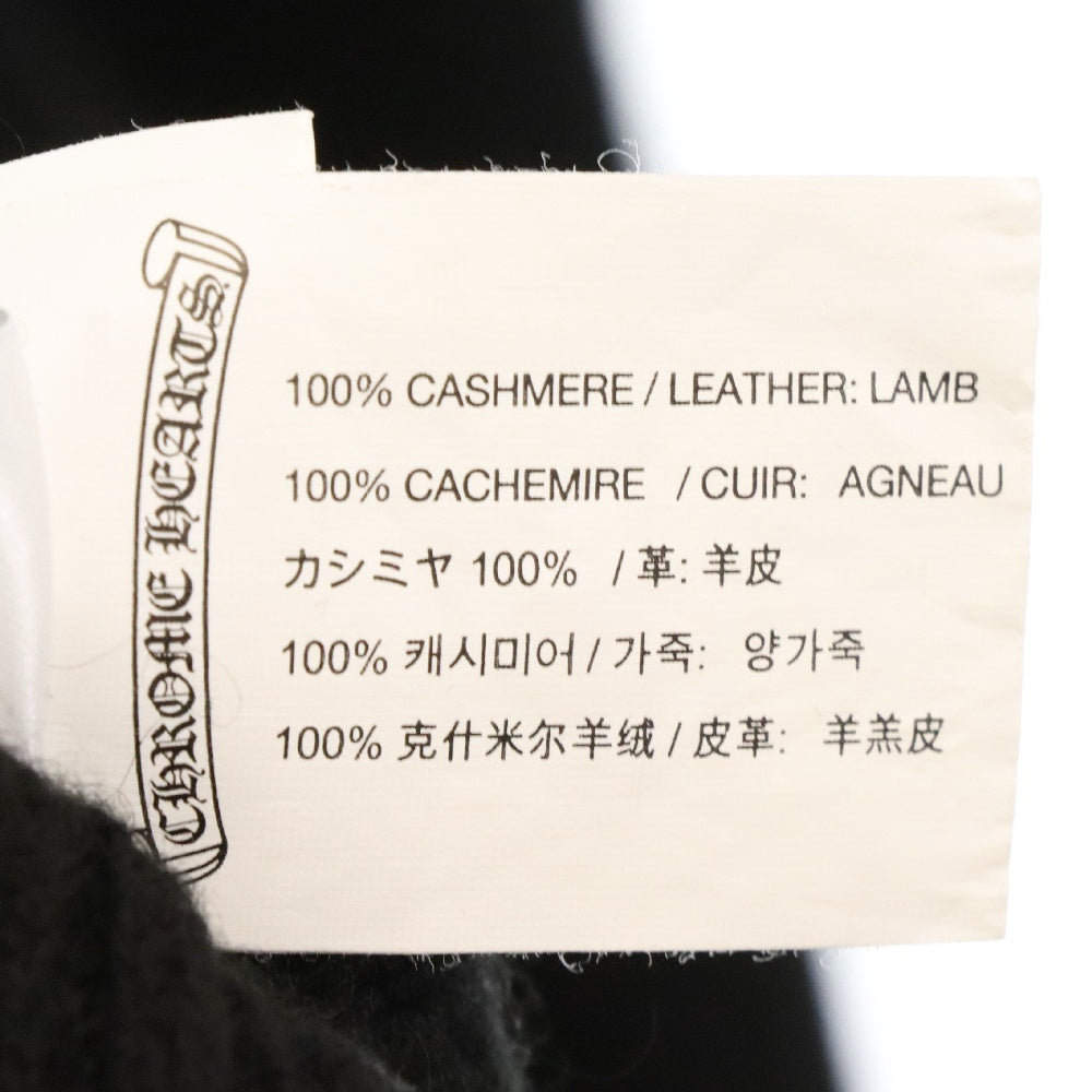 CHROME HEARTS(クロムハーツ) CASHMERE CRS PATCH カシミヤ クロスパッチ プルオーバーパーカー