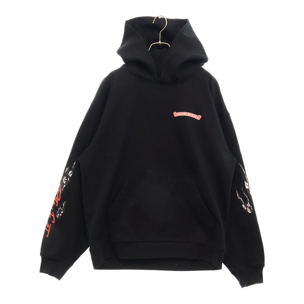 CHROME HEARTS(クロムハーツ) STAY FAST RACE TEAM HD PLVR MATTY BOYステイファストプリントプルオーバーパーカー ブラック