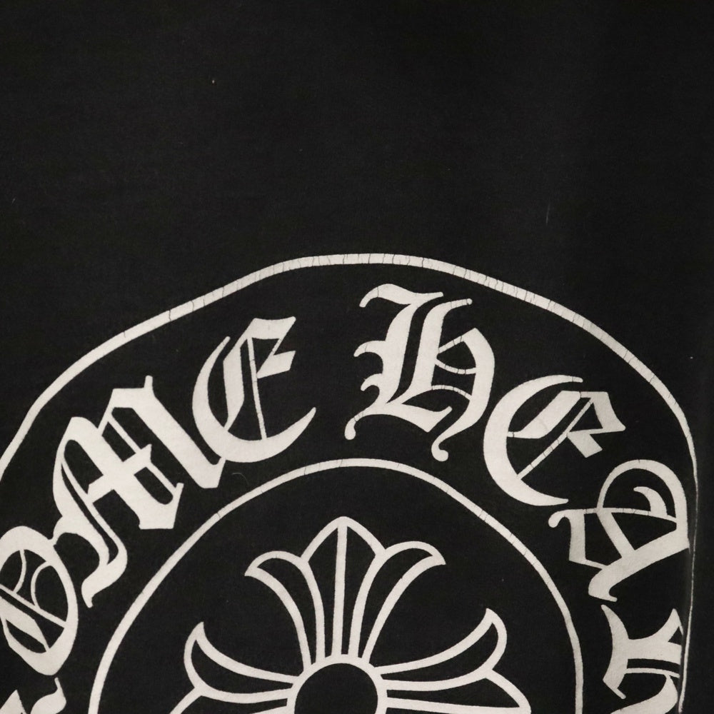 CHROME HEARTS(クロムハーツ) SWTSHRT HD ZIP マリブ限定バックホースシュープリントジップアップパーカー ブラック