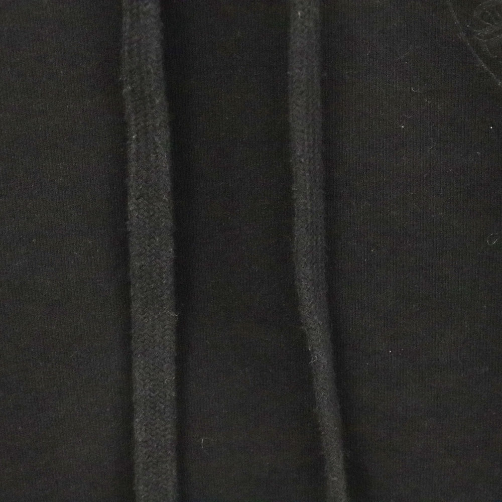 CHROME HEARTS(クロムハーツ) STENCIL HOODIE 袖ステンシル バックホースシュー プリント プルオーバーパーカー フーディー ブラック