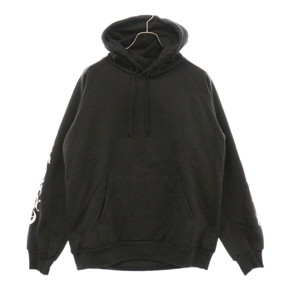 CHROME HEARTS(クロムハーツ) OLD×氷室京介 HIGHER THAN HEAVEN Dagger Hoodie オールドモデル 裏地サーマルダガープリント プルオーバー パーカー ブラック