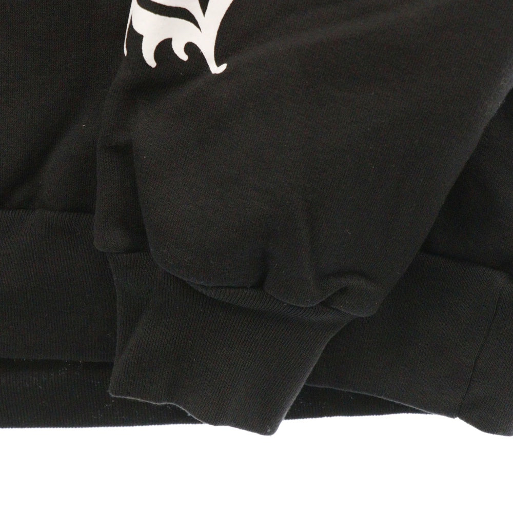 CHROME HEARTS(クロムハーツ) OLD×氷室京介 HIGHER THAN HEAVEN Dagger Hoodie オールドモデル 裏地サーマルダガープリント プルオーバー パーカー ブラック