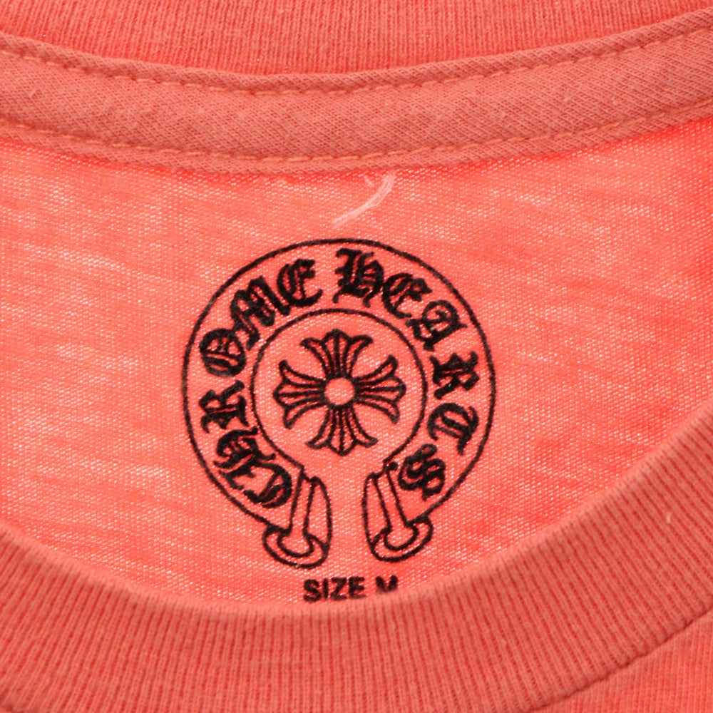 CHROME HEARTS(クロムハーツ) OLD CH STAR TEE S/S オールドモデル バックスターロゴプリント 半袖Tシャツ オレンジ レディース