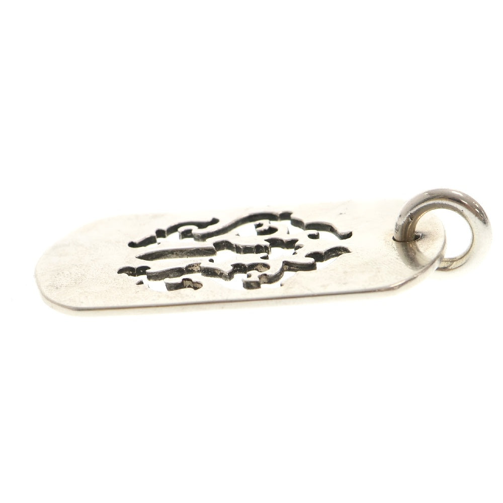 CHROME HEARTS(クロムハーツ) D TAG LRG DAGGER ヴァインダガーカットアウトドッグタグ ラージ ペンダントトップ シルバー