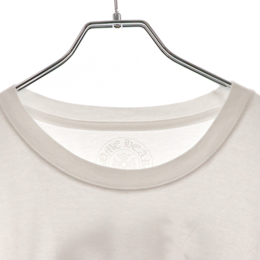 CHROME HEARTS(クロムハーツ) Dagger L/S Tee ダガーロゴ バックヴァインダガー プリント 長袖Tシャツ ホワイト