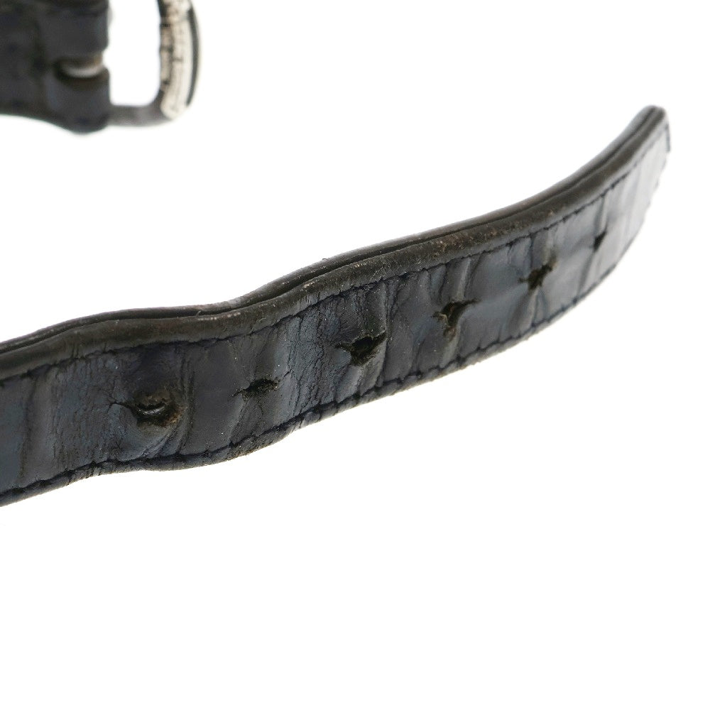 CHROME HEARTS(クロムハーツ) GUNSLINGER CUT OUT カットアウトクロスドッグタグ ガンスリンガーレザーブレスレット