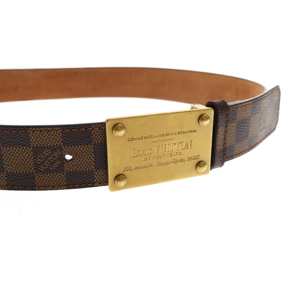 LOUIS VUITTON(ルイヴィトン) ダミエ サンチュール アンヴァントゥール ベルト ブラウン N9677