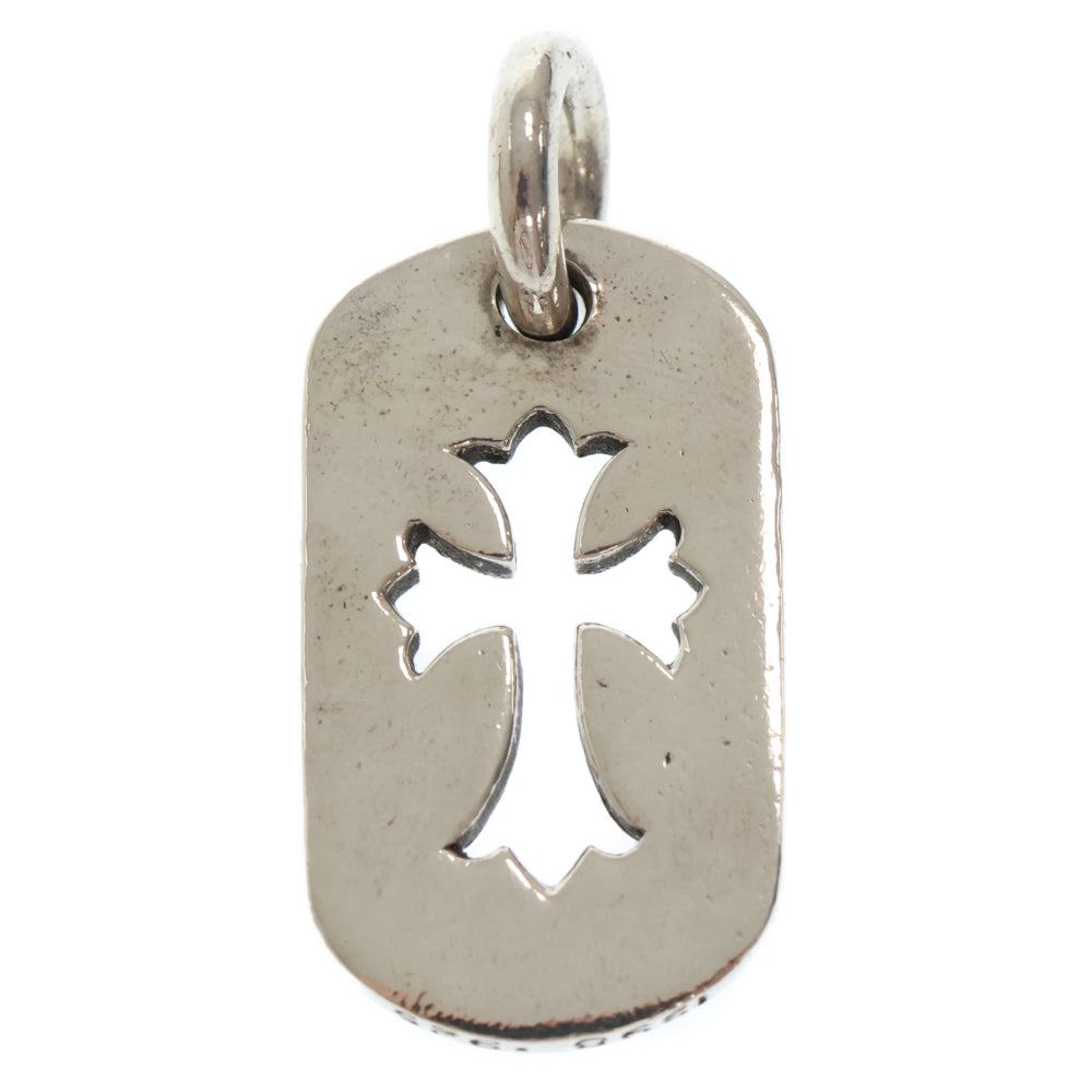 CHROME HEARTS(クロムハーツ) D TAG SML CO CRS カットアウトクロスドッグタグ スモール ペンダントトップ シルバー BCA242