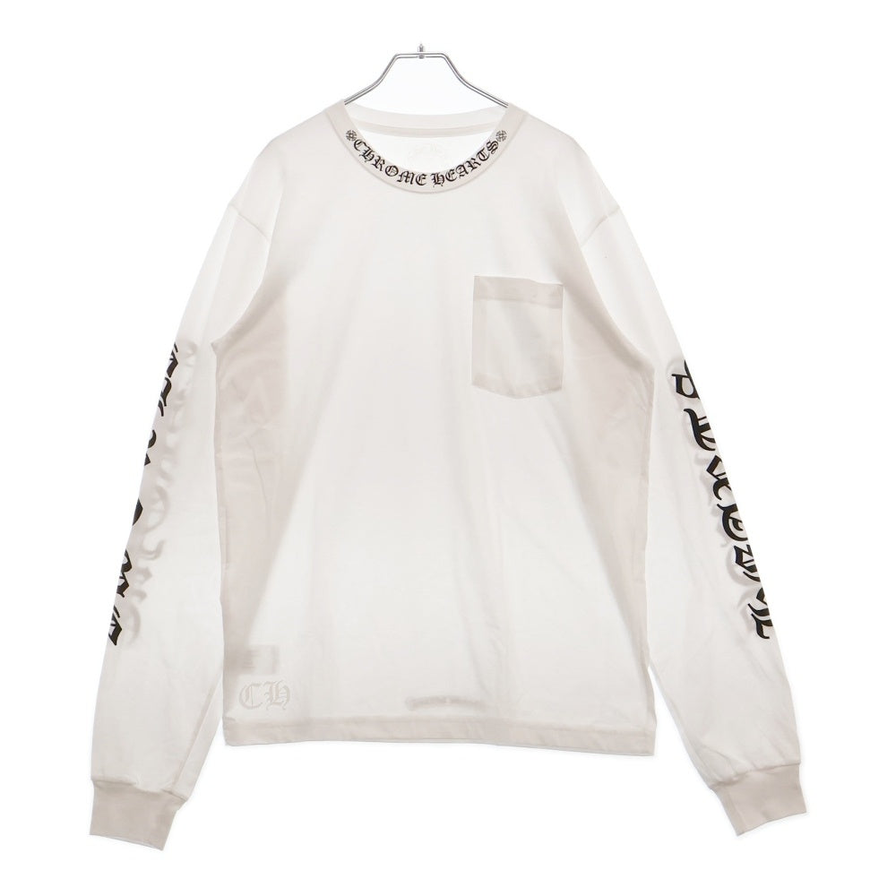 CHROME HEARTS(クロムハーツ) Neck Logo L/S Tee ネックロゴ