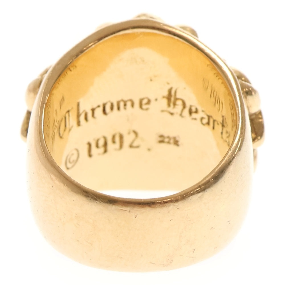 CHROME HEARTS(クロムハーツ) 22K KEEPER P DMND キーパー PAVEダイヤ リング ゴールド