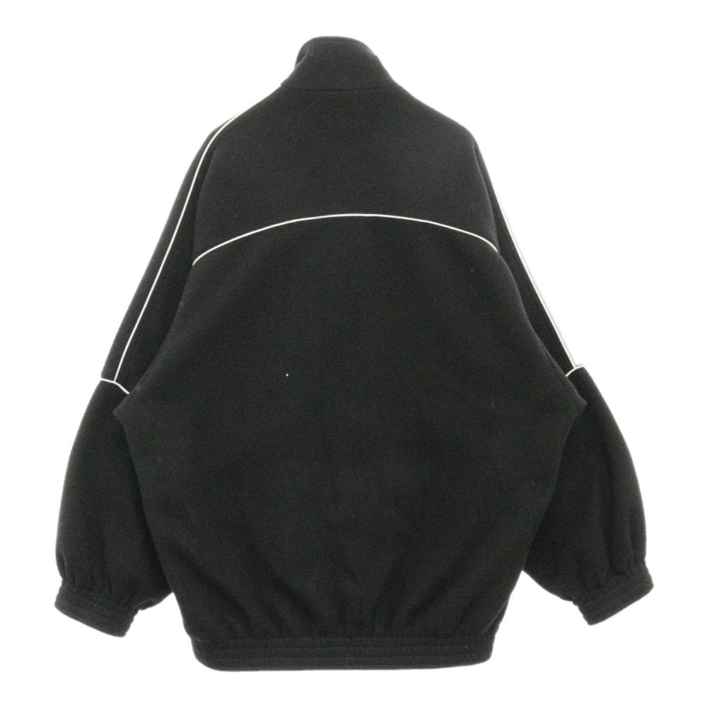 BALENCIAGA(バレンシアガ) Double Brushed Fleece Tracksuit Jacket 643053 ダブルブラッシュド フリース トラックジャケット ブラック