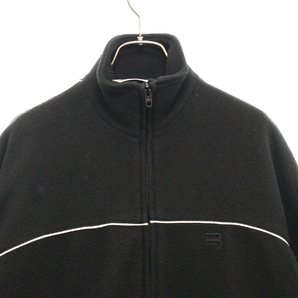 BALENCIAGA(バレンシアガ) Double Brushed Fleece Tracksuit Jacket 643053 ダブルブラッシュド フリース トラックジャケット ブラック