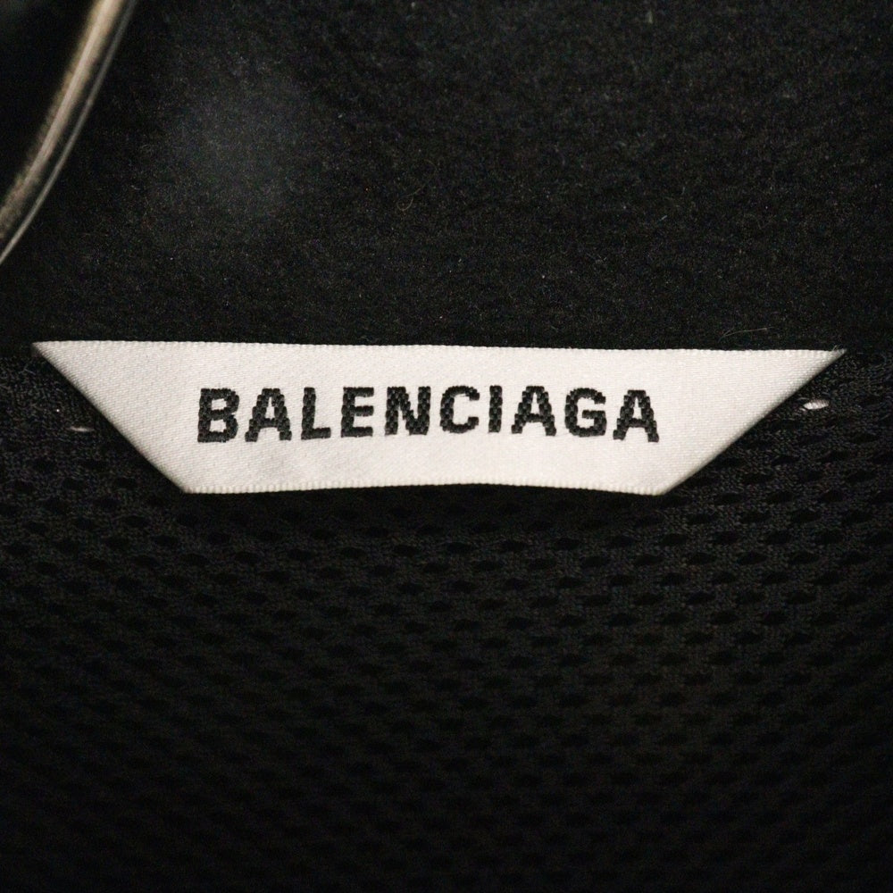BALENCIAGA(バレンシアガ) Double Brushed Fleece Tracksuit Jacket 643053 ダブルブラッシュド フリース トラックジャケット ブラック