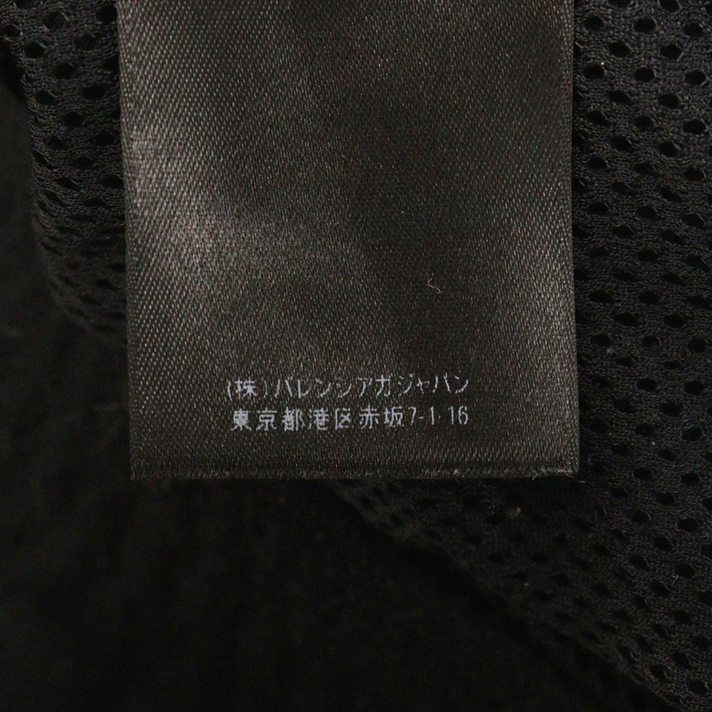 BALENCIAGA(バレンシアガ) Double Brushed Fleece Tracksuit Jacket 643053 ダブルブラッシュド フリース トラックジャケット ブラック